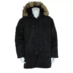 GI Style N-3B Parka - Black - Medium