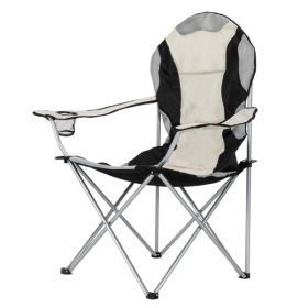 Medium Camping Chair Fishing Chair Folding Chair Black Gray