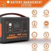 Portable Power Station 568Wh/600W Wireless Charger 15W PD Output 65W Type-C/QC 3.0/AC Outlets Solar Generator CPAP Battery Power Emergency Backup Powe