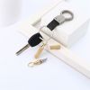 1pc Mini Brass Capsule Knife; Stainless Steel Portable Pocket Knife; Survival Knife With Keychain Pendant; Outdoor Fishing Accessories