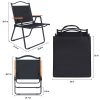 YSSOA Folding Camp Chair for Adults with Handle and Storage Bag, Large Size, 264lbs Load Bearing Collapsible Outdoor Furniture for Leisure, Beach, Pic