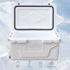 White color ice cooler box 65QT camping ice chest beer box outdoor fishing coolerBlue