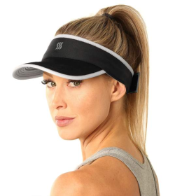 Super Absorbent Visor (Color: Black, size: Adjustable)