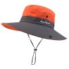 Safari Sun Hats for Women Summer Hat Wide Brim UV UPF Protection Ponytail Outdoor Fishing Hiking Hat for Female 2021