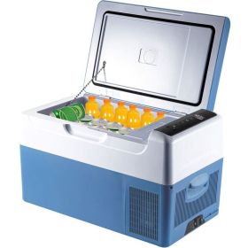 Car RV Camping And Home Use Mini Fridge Freezer Portable Car Refrigerator (Capacity: 22 L, Color: As pic show)