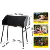 Backyard Garden Camp Table Dutch Oven Cooking Table W/ Wind Shield