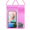 Waterproof Cell Phone Pouch; Universal Mobile Phone Dry Bag For Beach Pool Fishing Hiking