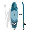 Inflatable Paddle Board, Stand Up Paddle Boards for Adults, Sup Board for Fishing, Wide Stance for All Levels, Inflatable Standup Paddleboard