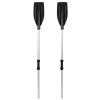 2Pcs Kayak Paddles Aluminum Alloy Detachable Canoe Paddle Boat Oars for Kayaking Boating Oar Fishing