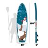 Inflatable Paddle Board, Stand Up Paddle Boards for Adults, Sup Board for Fishing, Wide Stance for All Levels, Inflatable Standup Paddleboard