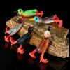 1pc Soft Fishing Lure Duck Artificial Bait With Rotating Legs; Cool Fishing Bait 9cm/11g 3.5in/0.39oz