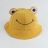 Parent-Kid Frog Bucket Hat Panama Fishing Hat Cartoon Cute Hats For Women Men Bob Chapeau Outdoor Sun Fisherman Caps