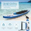 Enjoy Wonderful Water Sports 11-Feet Inflatable Adjustable Surfing Paddle Board